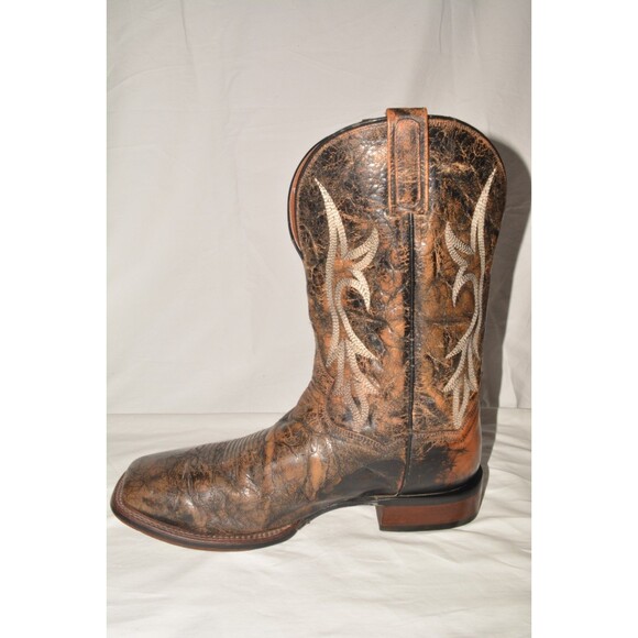 Dan Post Men’s Western Cowboy Boots DP6941 12 EW Brown Distressed Leather - Picture 4 of 9